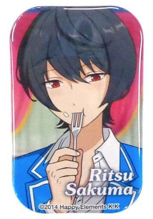 Ritsu Sakuma Ensemble Stars! Marukaku Can Badge Animate Girls Festival 2015 Limited Can Badge [USED]