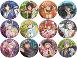 Shuyakuda! King Pudding Hologram 12 Types Set Toru Paka! Idolish7 Tin Badge Memorial Vol.2 Can Badge [USED]