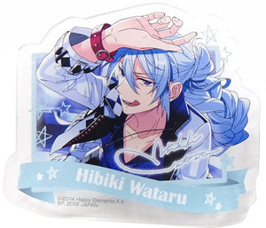 Wataru Hibiki Ensemble Stars! Amusement Ichiban Cafe Summer☆2019 Vol.2 Acrylic Badge Drink Set Order Privilege Badge [USED]