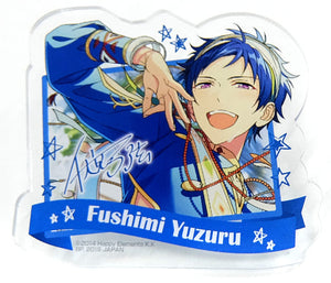 Yuzuru Fushimi Ensemble Stars! Amusement Ichiban Cafe Summer☆2019 Vol.2 Acrylic Badge Drink Set Order Privilege Badge [USED]