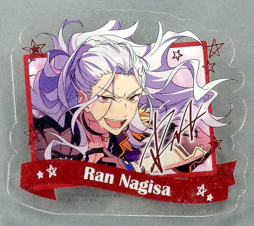 Nagisa Ran Ensemble Stars! Amusement Ichiban Cafe Summer☆2019 Vol.2 Acrylic Badge Drink Set Order Privilege Badge [USED]