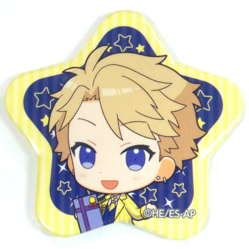 Arashi Narukami Ensemble Stars! X Animatecafe Trading Star Can Badge B Can Badge [USED]