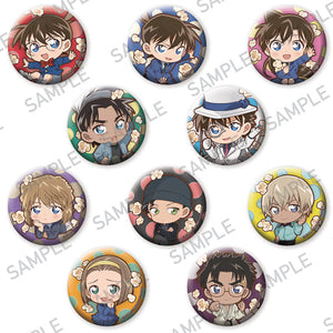 All 10 Types Set Detective Conan Can Badge + Snack ver. Can Badge [USED]