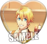 Sho Kurusu Uta no Prince Sama Shining Live Trading Heart Shaped Can Badge Challenge Idol X Shopping Mall Another Shot Ver. Can Badge [USED]