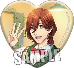 Reiji Kotobuki Uta no Prince Sama Shining Live Trading Heart Shaped Can Badge Challenge Idol X Shopping Mall Another Shot Ver. Can Badge [USED]