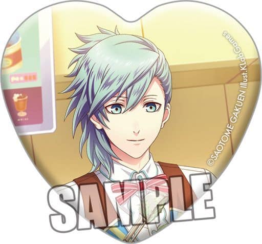 Ai Mikaze Uta no Prince Sama Shining Live Trading Heart Shaped Can Badge Challenge Idol X Shopping Mall Another Shot Ver. Can Badge [USED]