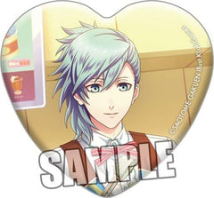 Ai Mikaze Uta no Prince Sama Shining Live Trading Heart Shaped Can Badge Challenge Idol X Shopping Mall Another Shot Ver. Can Badge [USED]