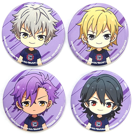 UNDEAD Ensemble Stars! Starry Stage 2nd in Nippon Budokan BOX Edition Mini Character Can Badge Blu-ray AmazonJP Purchase Benefits Set of 4 Can Badge [USED]