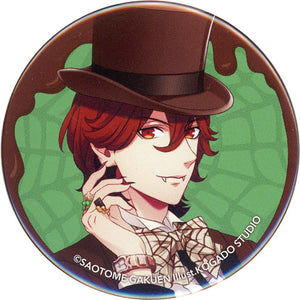 Reiji Kotobuki Cool Ver. Q-pot. x Uta no Prince Sama Sweets Vampire Trading Tin Badge Sweets Vampire Ver. Can Badge Can Badge [USED]