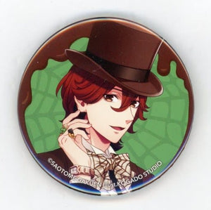 Reiji Kotobuki Sweet Ver. Q-pot. x Uta no Prince Sama Sweets Vampire Trading Tin Badge Sweets Vampire Ver. Can Badge [USED]