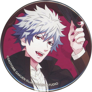 Ranmaru Kurosaki Cool Ver. Q-pot. x Uta no Prince Sama Sweets Vampire Trading Tin Badge Sweets Vampire Ver. Can Badge [USED]