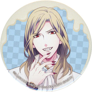 Camus Cool Ver. Q-pot. x Uta no Prince Sama Sweets Vampire Trading Tin Badge Sweets Vampire Ver. Can Badge [USED]