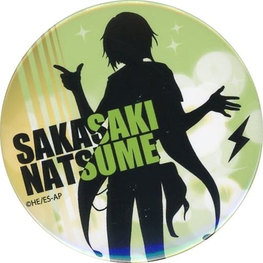 Natsume Sakasaki Ensemble Stars! Trading Silhouette Can Badge D Can Badge [USED]