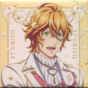 Natsuki Shinomiya Uta no Prince Sama Movie Maji Love Kingdom X Animatecafe Trading Square Can Badge SHINING Ver. Can Badge Can Badge [USED]