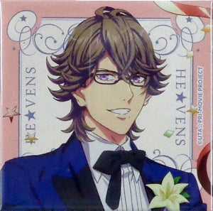 Eiichi Otori Uta no Prince Sama Movie Maji Love Kingdom X Animatecafe Trading Square Can Badge RAGING Ver. Can Badge [USED]