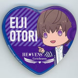 Eiji Otori A Uta no Prince Sama He Vens Radio Go To Heaven Trading Heart Shaped Can Badge [USED]