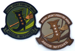 504th Joint Fighter Wing Strike Witches Unit Insignia Patch Subdued Ver. C84 Limited OD/TAN 2 Piece Set Other-Goods [USED]