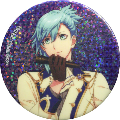Ai Mikaze Ensemble Stars! x Uta no Prince Sama Shining Live Dream Star Live Trading Hologram Can Badge fine＆QUARTET NIGHT ver. Animate Girls Festival 2019 Limited Can Badge [USED]
