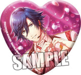 Tokiya Ichinose Uta no Prince-sama Heart-Shaped Can Badge Sweet Valentine Live Another Shot Ver. Can Badge [USED]