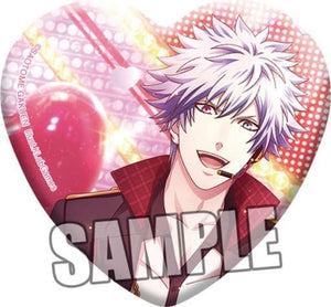 Ranmaru Kurosaki Uta no Prince Sama Heart Shaped Can Badge Sweet Valentine Live Another Shot Ver. Can Badge [USED]