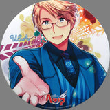 America Art Tin Plate Collection Hetalia The Beautiful World Animate Girls Festival 2015 Goods Can Badge [USED]