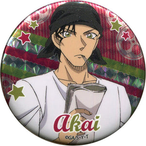 Akai Shuichi Cinematography Kira Kira Can Badge Detective Conan Animate Girls Festival 2019 Goods Purchase Bonus Can Badge [USED]