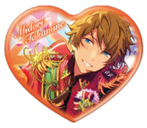 Midori Takamine Ensemble Stars! Heart Can Badge Beta Vol.5 Can Badge [USED]