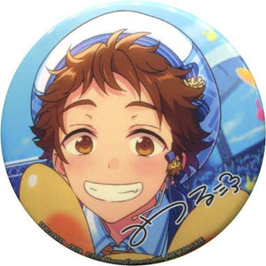 Tenma Mitsuru Chara Round Can Badge CD Ensemble Stars! Album Series Ra bits Animate Purchase Bonus Can Badge [USED]