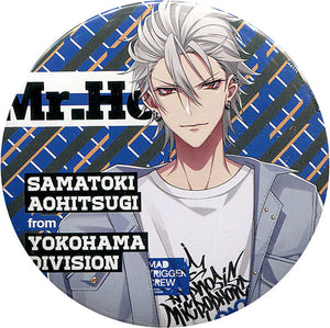 Amehitsugi Samatoki Hypnosis Mic: Division Rap Battle Official Store Hypnosis Microphone Base Traiding Tin Badge Hypnosis Microphone Base ver. Can Badge [USED]