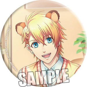 Sho Kurusu Uta no Prince Sama Shining Live Trading Tin Badge Cool & Pop Animals Another Shot Ver. Can Badge [USED]