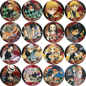 All 16 Types Set Demon Slayer: Kimetsu no Yaiba Collection Can Badge Vol.1 Jump Shop Goods Can Badge [USED]