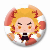 Kyojuro Rengoku Demon Slayer: Kimetsu no Yaiba Chii Chara Trading Tin Badge Can Badge [USED]