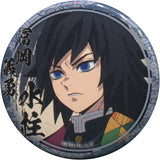 Giyu Tomiokau Eyebrow Wrinkles Demon Slayer: Kimetsu no Yaiba Lottery 44mm Can Badge Ufotable Cafe 2nd Limited Character Emaki Cafe Can Badge [USED]