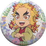 Kyojuro Rengoku Holo Demon Slayer: Kimetsu no Yaiba Random Drawn 56mm Can Badge Group B ufotable cafe Limited Rainy Season Event Can Badge [USED]