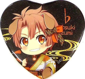 Mitsuki Izumi IDOLiSH7 in Nanja Town 5th Anniversary Festival Glitter Heart Can Badge Collection Namja Town Can Badge [USED]