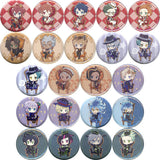 All 22 Types Set Disney: Twisted-WonderlandxOH MY CAFE Can Badge Deformed ver. Can Badge [USED]