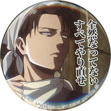 Levi Ackerman White Clothes Attack on Titan Quote Can Badge Collection Universal Studios Japan Limited Can Badge [USED]