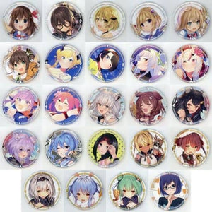 All 24 Types Set Virtual YouTuber Hololive Can't Stop Hololive Can Badge C97 Goods Can Badge [USED]