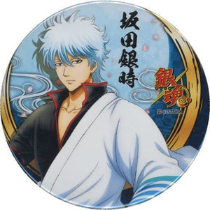 Gintoki Sakata Gintama 75mm Can Badge Character Pop Store Limited Birthday Festival Gintoki Can Badge [USED]