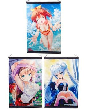 All 3 Types Set A2 Tapestry Girl Friend BETA Seiou Gakuen Madonna Selection General Election 2014 Lottery Tapestry Award No Code Guarantee Tapestry [USED]