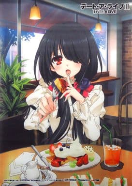 Tokisaki Kurumi Newly Drawan A3 Tapestry Blu-ray&DVD Date a Live II Gee! Store & WonderGOO Whole Volume Linked Purchase Bonus Tapestry [USED]