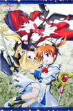 Nanoha & Fate Newly Drawn B2 Tapestry Blu-ray Magical Girl Lyrical Nanoha Blu-ray BOX Toranoana First-Come-First-Served Bonus Tapestry [USED]