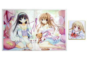 Maika-chan & Kurokami-chan karory Newly Drawn B2 Tapestry Set 2 Set + Mini Square Drawing Paper C89 Goods Tapestry [USED]