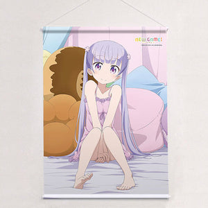 Suzukaze Aoba Newly Drawn B2 Tapestry New Game! Tapestry [USED]