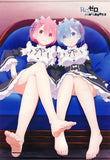 Ram & Rem Newly Drawn B2 Tapestry Blu-ray/DVD Re:Zero ? Starting Life in Another World Sofmap Whole Volume Purchase Bonus Tapestry [USED]