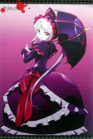 Shalltear Bloodfallen Newly Drawn B2 Tapestry Blu-ray&DVD Overlord Toranoana Whole Volume Purchase Bonus Tapestry [USED]