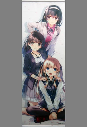 Megumi & Eriri & Utaha Newly Drawn Long Tapestry Saekano: How to Raise a Boring Girlfriend Fantasia Bunko Great Thanksgiving 2017 Goods Tapestry [USED]