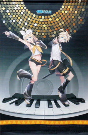 Kagamine Rin & Kagamine Len A2 Tapestry Newly Drawn by Tony Sensei VOCALOID Character Vocal Series 02 Kagamine Rin & Kagamine Len Tony Ver. Set 1/7 PVC Painted Finished Product GOOD SMILE ONLINE SHOP Simultaneous Purchase Bonus Tapestry [USED]