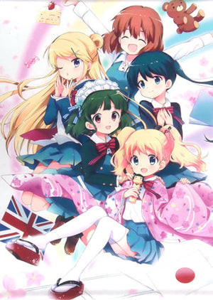 Kiniro Mosaic B2 Tapestry Manga Time Kirara Exhibition Tapestry [USED]