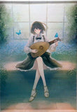 Girl and Lute B2 Tapestry FLOWERS Tapestry [USED]